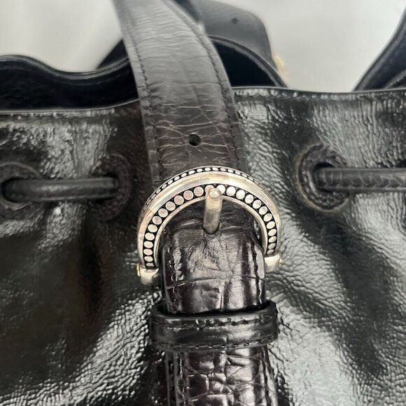 Brighton Drawstring Long Shoulder leather bag - Picture 9 of 9